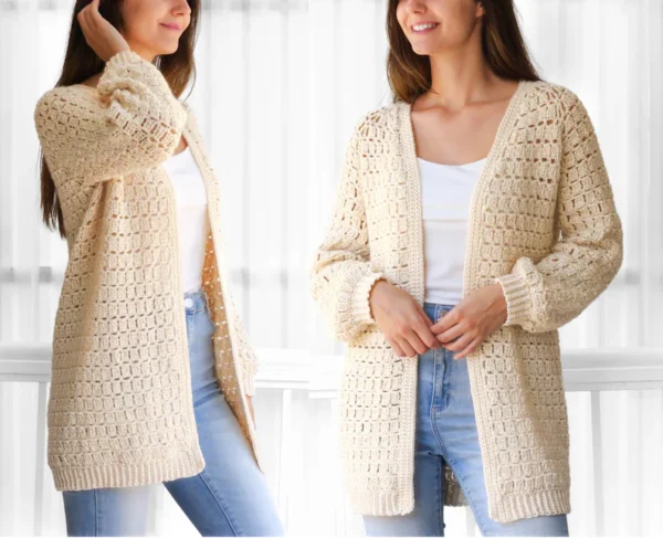 Ella Crochet Cardigan